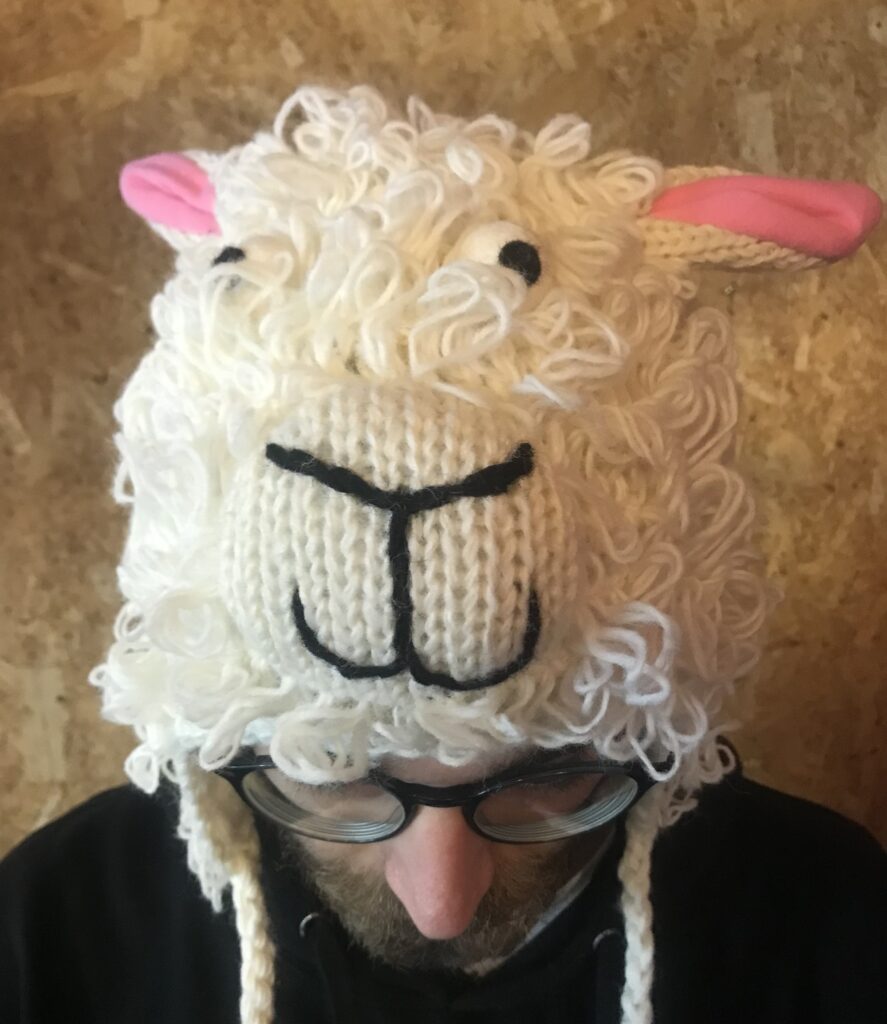 100% Wool Sheep Hat