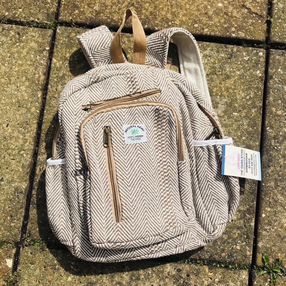 Natural Hemp Backpack