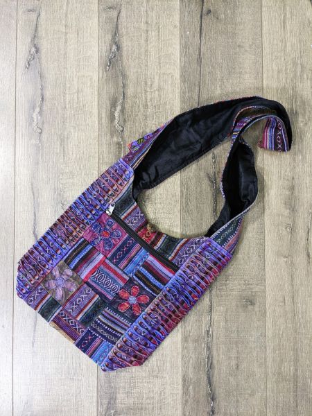 Cotton patchwork Appliqué shoulder Bag by Gringo